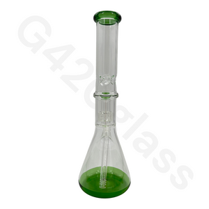 16 Inch Beaker Base Ice Bong Heavy Duty W/ Lattice Showerhead