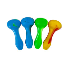 Load image into Gallery viewer, rainbowl silicone glass pipe
