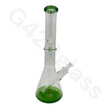 Load image into Gallery viewer, 16 Inch Beaker Base Ice Bong Heavy Duty W/ Lattice Showerhead
