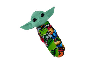 cute baby crying yoda pipe