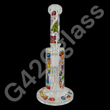 Load image into Gallery viewer, 10 Inch Plants Decals Glass Water Pipe Hookah Bong
