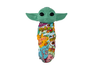 Gorgeous Baby Yoda Silicone Pipe Glass Bowl Star Wars Collectable Variety Patterned Color