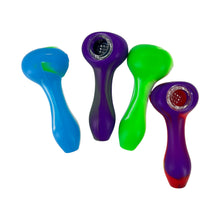 Load image into Gallery viewer, Gorgeous variety color smoking silicone pipe
