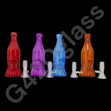 Load image into Gallery viewer, 6 Inch Colorful Beer Bottle Glass Water Pipe Hookah Bong
