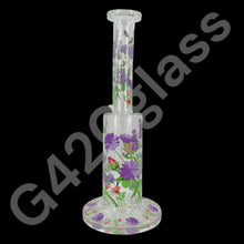 Load image into Gallery viewer, 10 Inch Plants Decals Glass Water Pipe Hookah Bong
