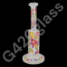 Load image into Gallery viewer, 10 Inch Plants Decals Glass Water Pipe Hookah Bong
