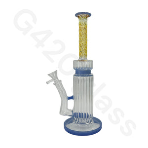 M Blue water pipe