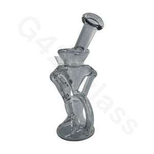 8 Inch Electroplate Recycler Oil Rig Ice Bong | Water Pipe