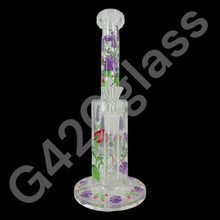 Load image into Gallery viewer, 10 Inch Plants Decals Glass Water Pipe Hookah Bong
