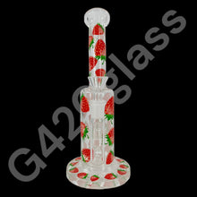 Load image into Gallery viewer, 10 Inch Plants Decals Glass Water Pipe Hookah Bong
