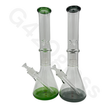 Load image into Gallery viewer, 16 Inch Beaker Base Ice Bong Heavy Duty W/ Lattice Showerhead
