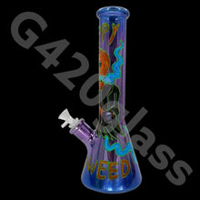 Load image into Gallery viewer, Heavy Duty Beaker Bong Sandblast | 14 Inch
