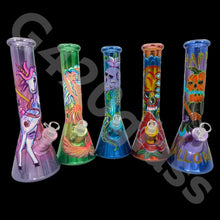 Load image into Gallery viewer, Heavy Duty Beaker Bong Sandblast | 14 Inch
