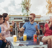 Load image into Gallery viewer, 20oz Drinking Glasses w/ Bamboo Lids Glass Straw Cups Beer Iced Coffee Glasses
