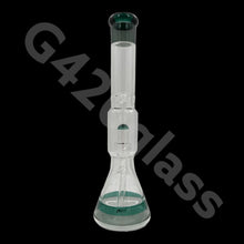 Load image into Gallery viewer, Heavy Duty Beaker Base Ice Bong with Drum Perc | 17 Inch
