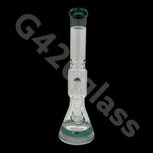 Load image into Gallery viewer, Heavy Duty Beaker Base Ice Bong with Drum Perc | 17 Inch
