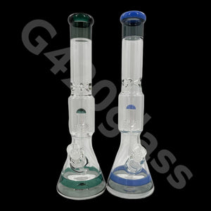 14 Inch Big 7MM Thick Glass Beaker Bong Long Neck Glass Water Pipe