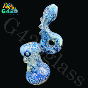 7 1/2 Inch Bubbler | Heavy Duty 250g - Blue