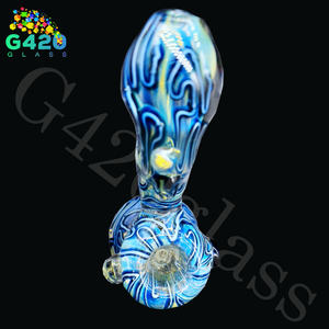 7 1/2 Inch Bubbler | Heavy Duty 250g - Blue